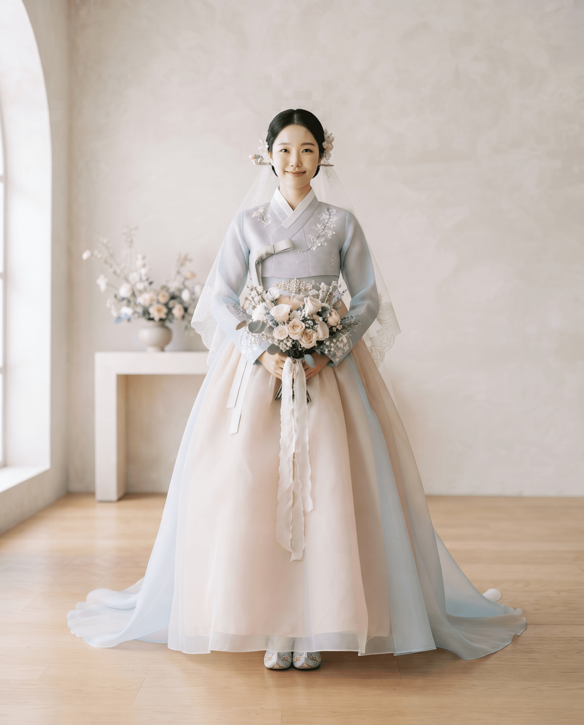 파스텔 퓨전 한복