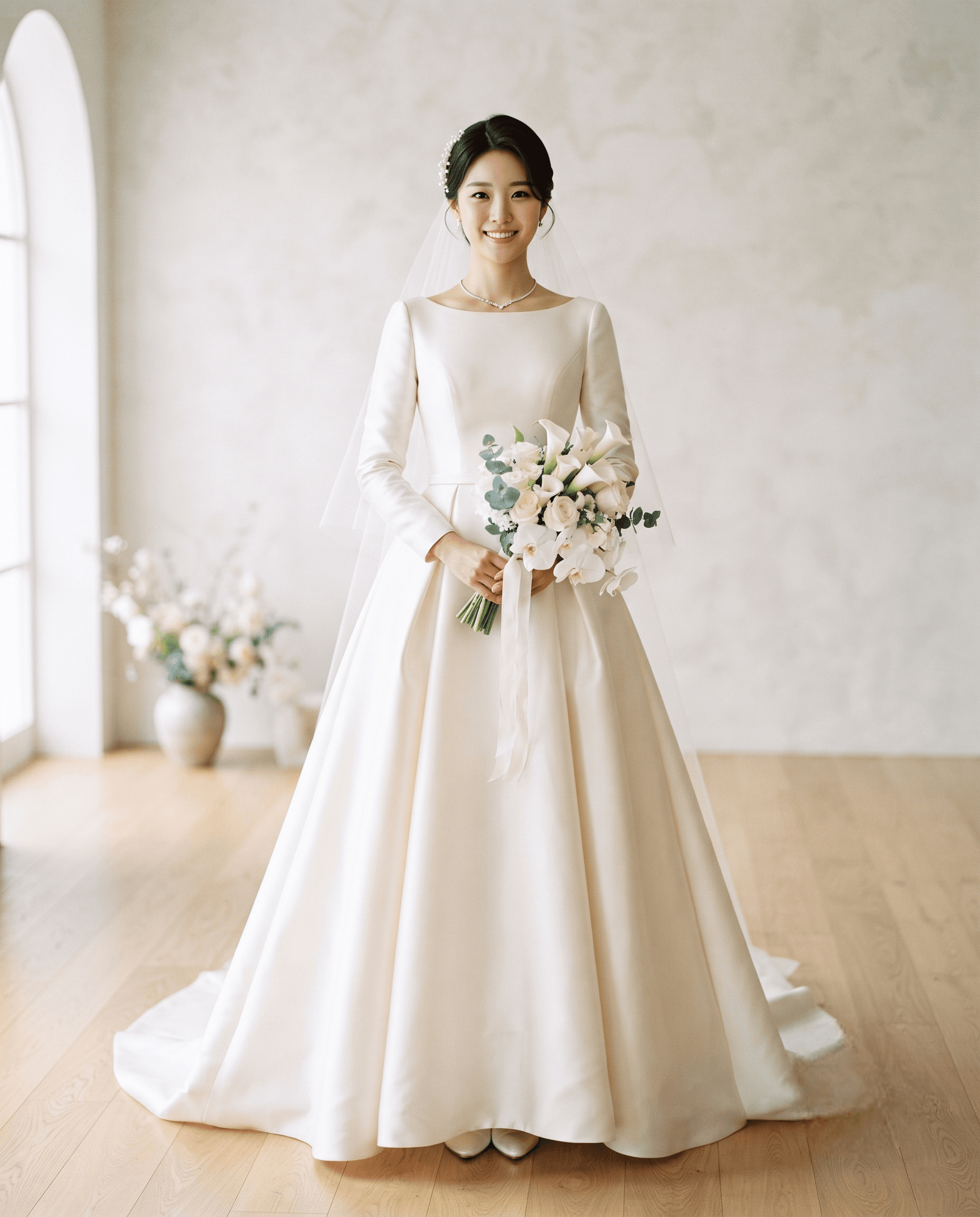 미카도 실크 A라인
